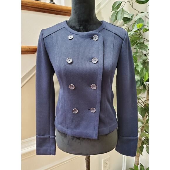 Loft Women's Blue Polyester Long Sleeve Buttons Front Cardigan Size X-Small - Picture 12 of 12